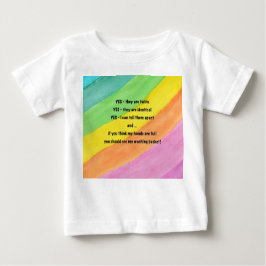 "Ja, das sind Zwillinge" Rainbow Baby T - Shirt