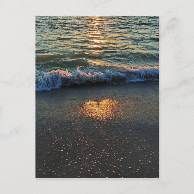 Ja, der Ozean weiß Postkarte (Vorderseite)