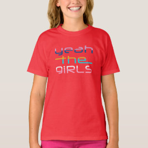 Ja, die Mehrfarbigen Mädchen T-Shirt