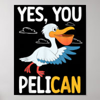 Ja, du Pelikan Wasservogel Schulmotivation Lehrer