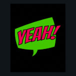 Ja! Energetic Pop Art Comic Chefkoch Poster<br><div class="desc">Feiern Sie mit Begeisterung mit diesem lebendigen Pop-Kunstdesign "Yeah!". Inspiriert durch den lebendigen Geist der klassischen Comic-Bücher,  fügt dieses dynamische Stück jedem Raum eine spielerische und aufregende Energie hinzu und ist damit eine perfekte Ergänzung für diejenigen,  die mutige und expressive Liebe haben.</div>