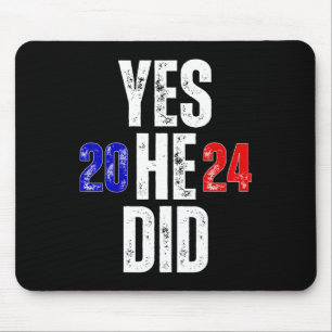 Ja, er kann und ja, er hat 2024 Vintag Mousepad