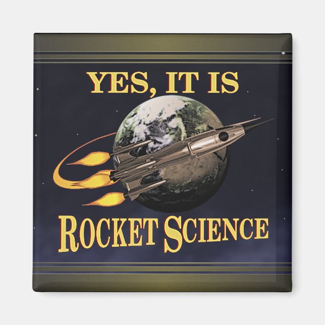 Ja, es ist das Rocket Science Magnet (Vorne)