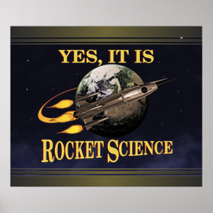 Ja, es ist das Rocket Science Poster
