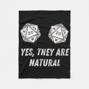 Ja, es sind natürliche D20 20 Würfel Lustige Rpg B Fleecedecke