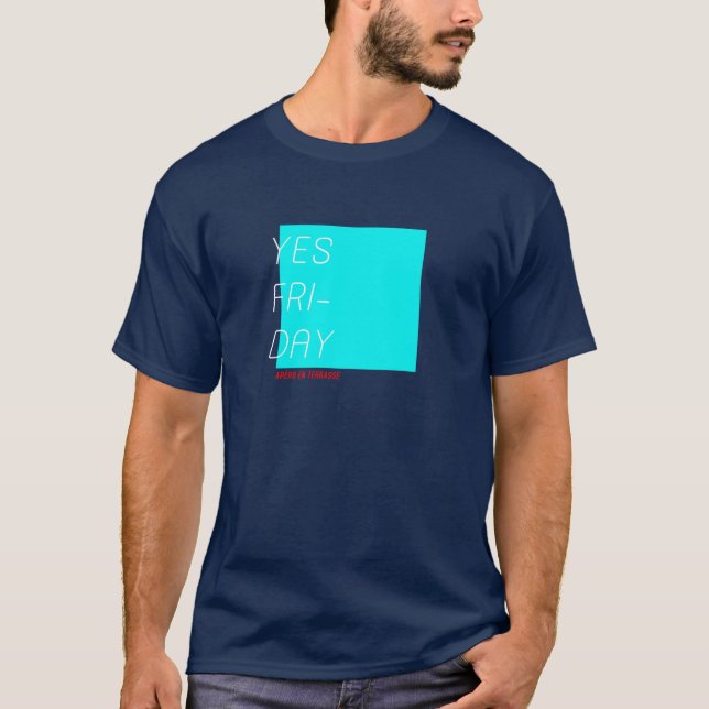 Ja Friend - Textshirt für Männer T-Shirt (Vorderseite)