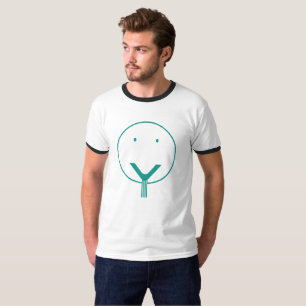 Ja Gesicht - Grün, T - Shirt. T-Shirt