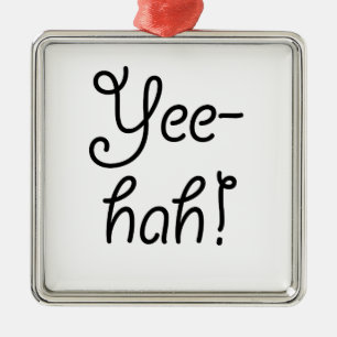 Ja-hah! Silbernes Ornament