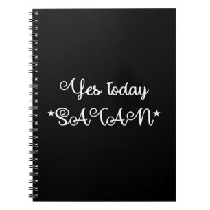 Ja Heute Satan Notizblock