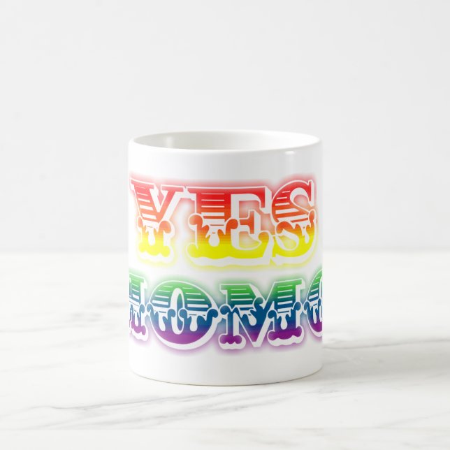 Ja Homo-verwandelnde Tasse (Mittel)