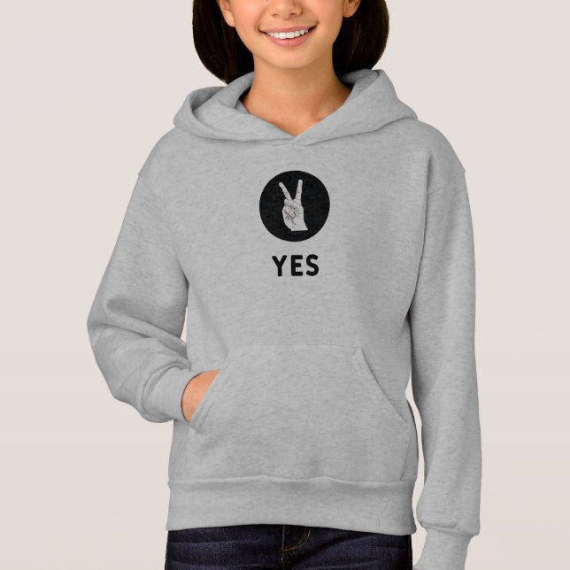 Ja Hoodie (Vorderseite)