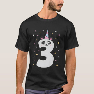 Ja ICH BIN 3 Panda Thema 3. Py T-Shirt