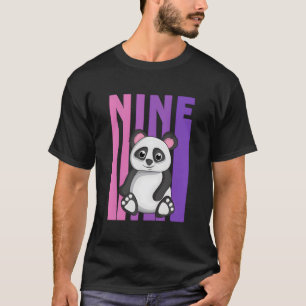 Ja, ICH BIN 9 Panda Thema 9. Py T-Shirt