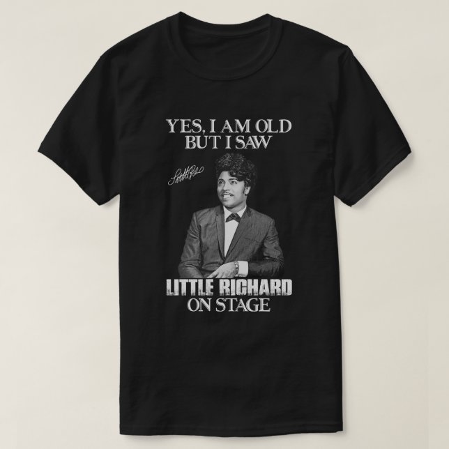 Ja, ich bin alt, aber ich sah wenig Richard auf de T-Shirt (Design vorne)