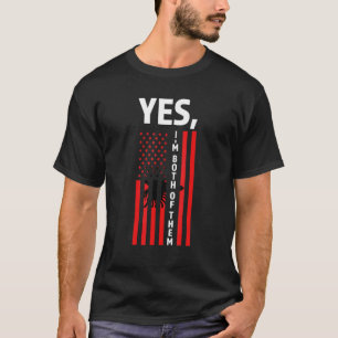 Ja, ich bin beide Albanienalbaner T-Shirt