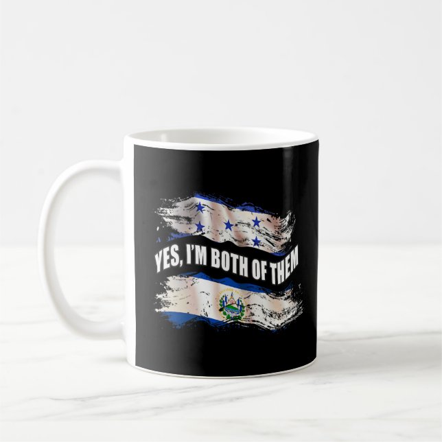 Ja, ich bin beide Catracho und Salvadorianer Kaffeetasse (Links)
