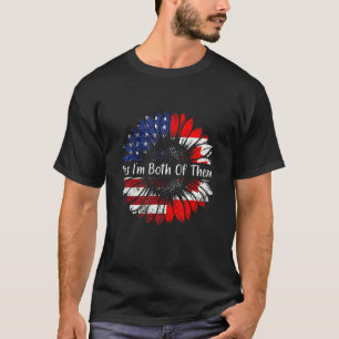 Ja, ich bin beide halb Amerikaner, halb Kanadier D T-Shirt