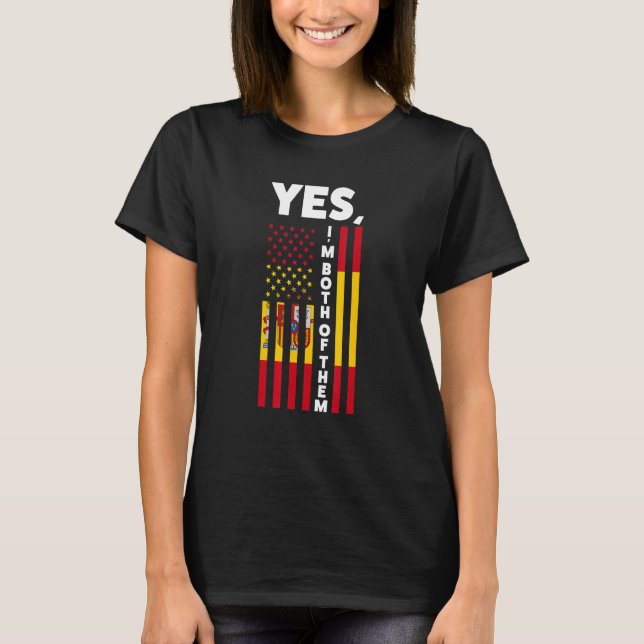 Ja, ich bin beide Spanien Spanisch T-Shirt (Vorderseite)