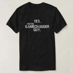 Ja, ich bin der Gamechanger Typ Funny Baseball T-Shirt