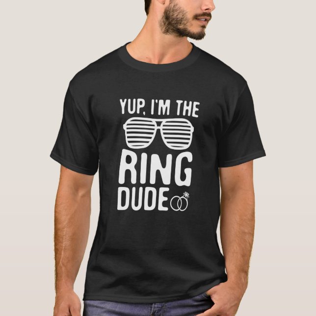 Ja, ich bin der Ring Typ T-Shirt (Vorderseite)