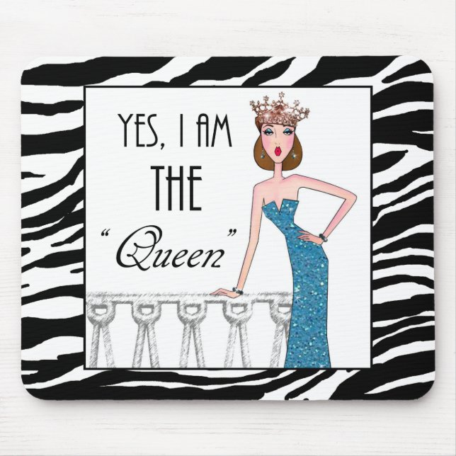Ja, ich bin die "Königin" Mousepad (Vorne)