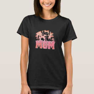 Ja, ich bin die Mama Cheetah Leopard Skin Mama T-Shirt