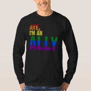 Ja, ich bin ein alleiniger Gay Pride LGbt 1 T-Shirt