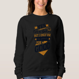 Ja, ich bin ein Bäcker, aber ich benutze meine Krä Sweatshirt