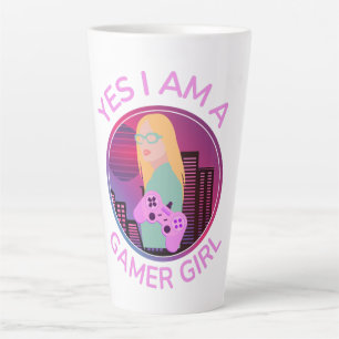 JA, ICH BIN EIN GAMER-MÄDCHEN MILCHTASSE