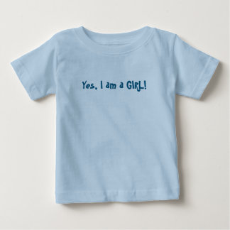 Ja, ich bin ein MÄDCHEN! Baby T-shirt