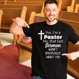 Ja, ich bin ein Pastor, Predigt nicht über dich lu T-Shirt