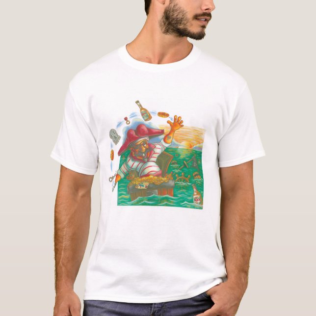 Ja, ich bin ein Piraten-T-Shirt T-Shirt (Vorderseite)