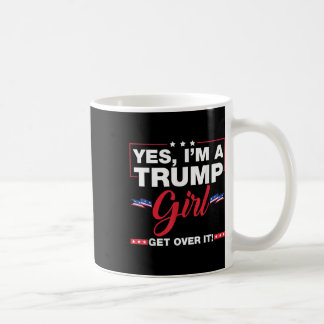 Ja, ich bin ein Trump-Mädchen, das Trump 2024 Elec Kaffeetasse