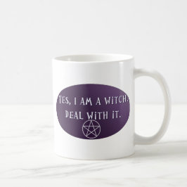 Ja, ich bin eine Hexe, behandle sie! Kaffeetasse
