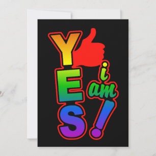 JA, ich bin eingeladen, anpassen Einladung