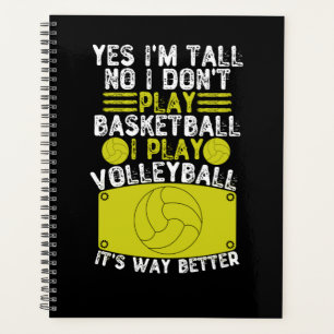 Ja, ich bin groß, aber ich spiele nicht Basketbal Planer