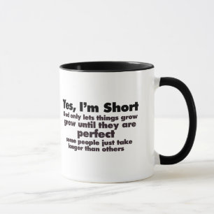 Ja, ich bin KURZ Tasse