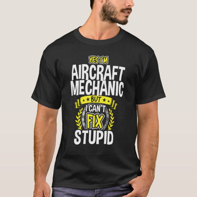 Ja, ich bin Mechaniker T-Shirt (Vorderseite)