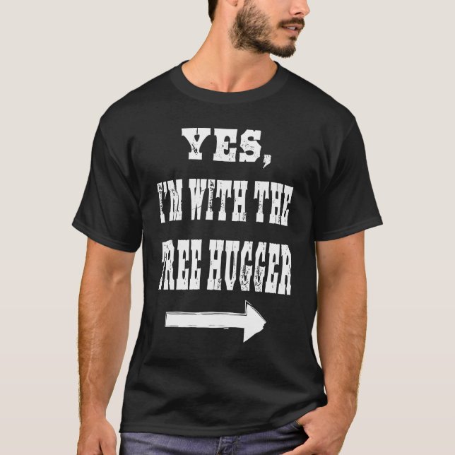 Ja, ich bin mit den Tree Hugger Funny Halloween-Ko T-Shirt (Vorderseite)