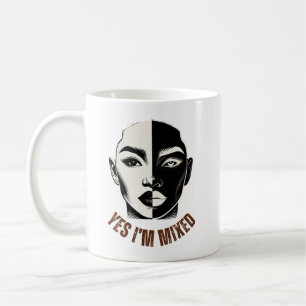 JA, ICH BIN MIXIERT - Tasse zur Identität eines Bi