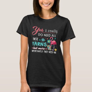 Ja, ich brauche wirklich all diese Garne, aber meh T-Shirt