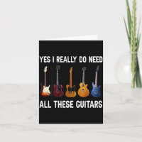Ja, ich brauche wirklich all diese Gitarren
