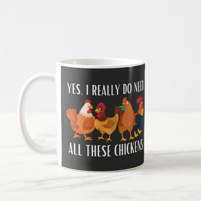 Ja, ich brauche wirklich all diese Hühner Kaffeetasse (Links)