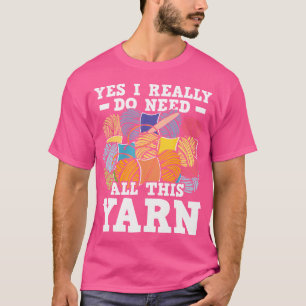Ja, ich brauche wirklich all dieses Garn - Stricke T-Shirt