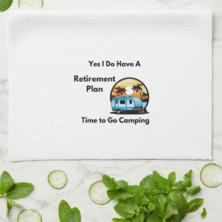 Ja, ich habe einen Ruhestandsplan für einen Geschirrtuch