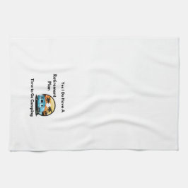 Ja, ich habe einen Ruhestandsplan für einen Geschirrtuch