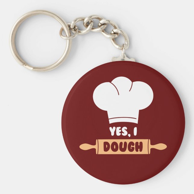 Ja, ich habe gekocht schlüsselanhänger (Vorne)