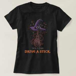 Ja, ich kann ein Stick-Design fahren T-Shirt