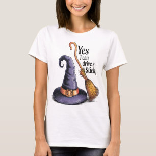 Ja, ich kann ein Stick Women's Halloween Color Op T-Shirt