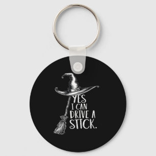 Ja, ich kann eine Stick Funny Halloween Soky Hexe  Schlüsselanhänger